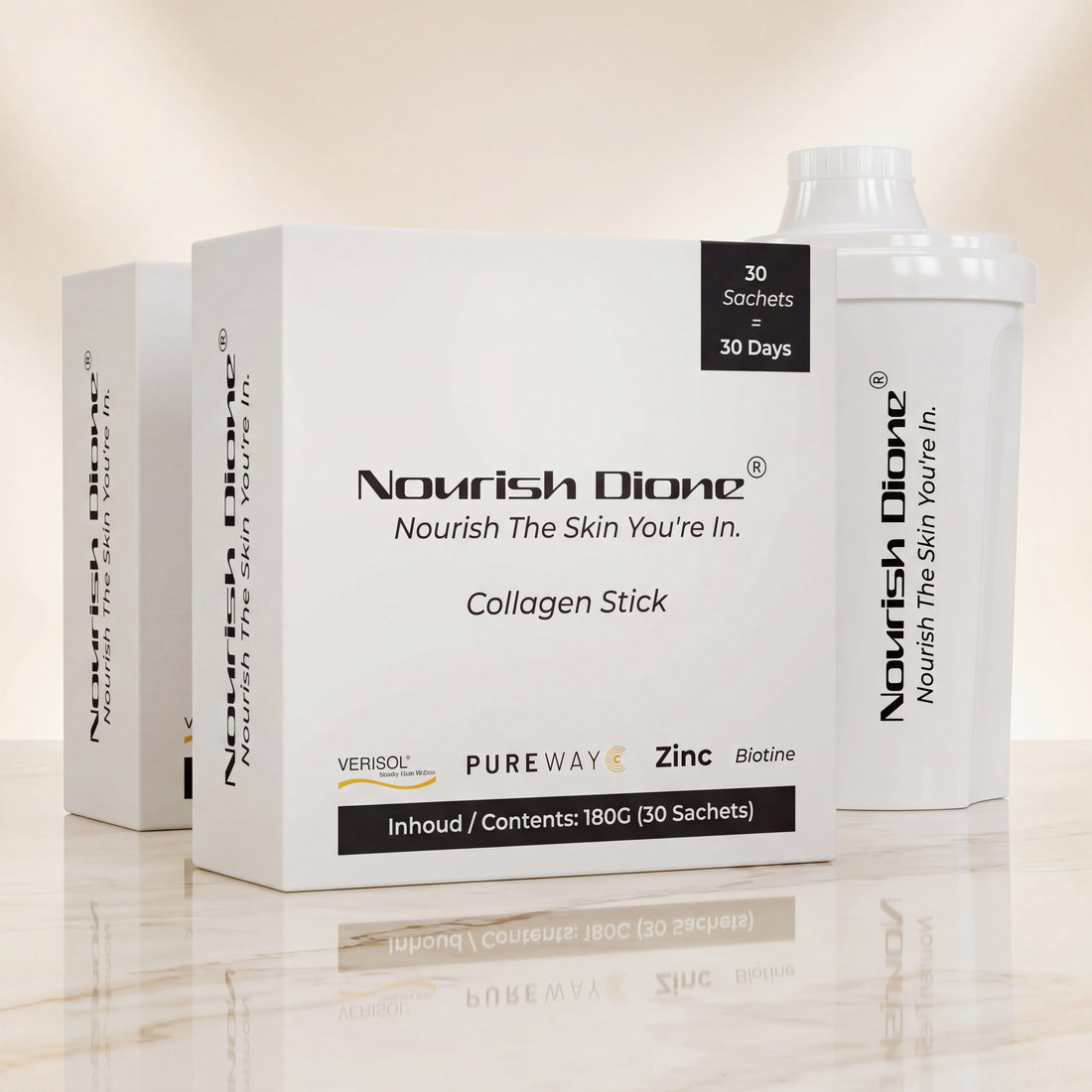 Glow Bundel 2X Collagen + Free shaker